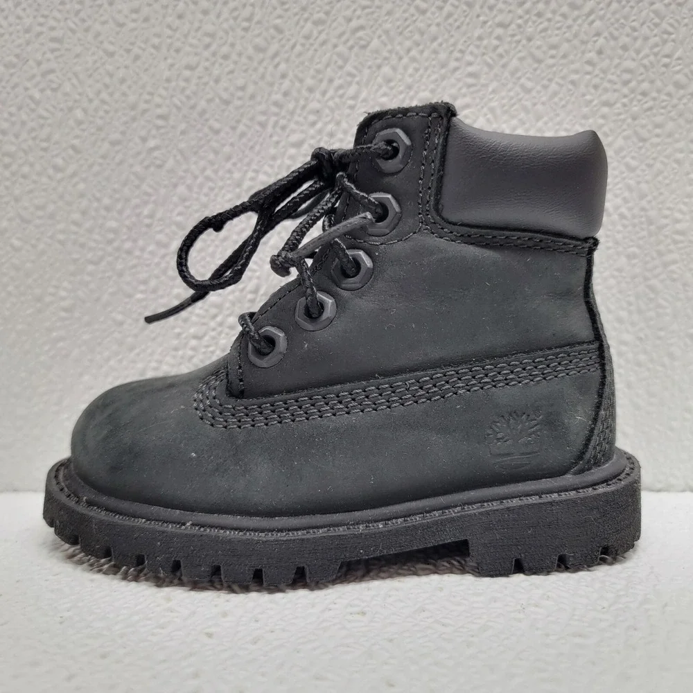 Timberland Toddler Waterproof Size 5 Black Boots 6